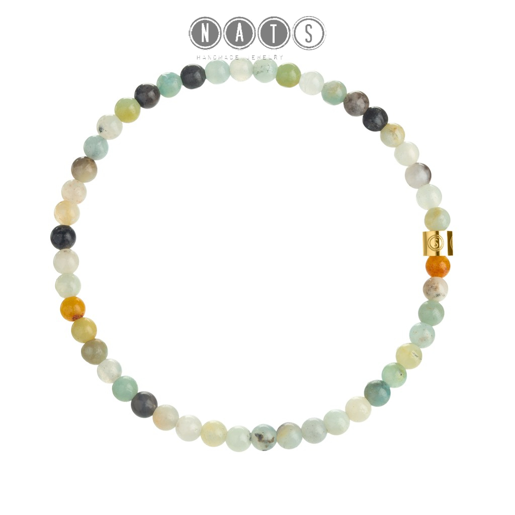 Jual Nats Living - Gelang Batu Alam : Batu Amazonite 4mm, Mengalir ...