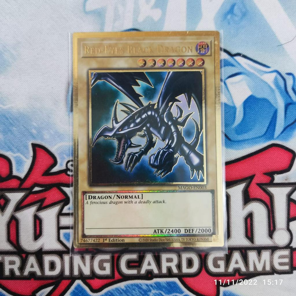 Yu-Gi-Oh! Red-Eyes Black Dragon Card - LDS1-EN001 - Ultra Rare 1st Edition - Trading Card Game
