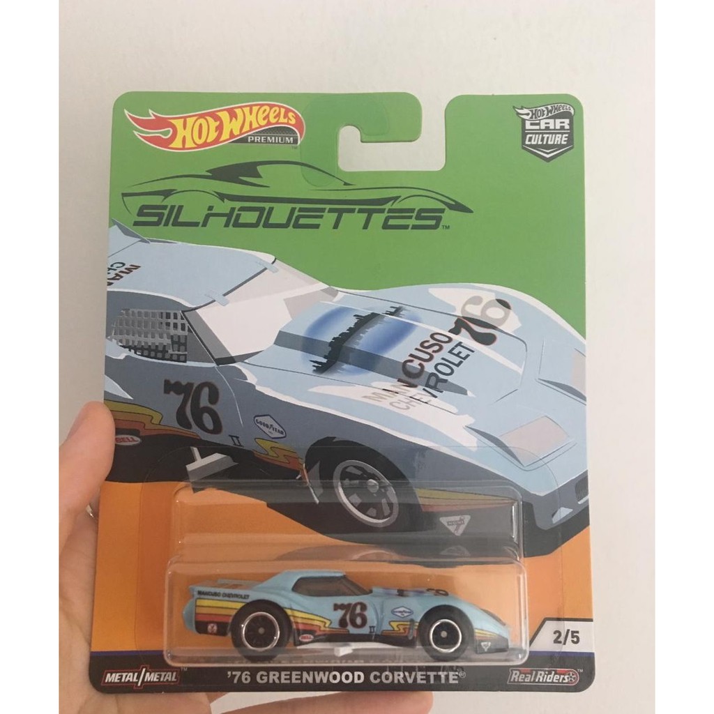 Jual Diecast Hot Wheels Silhouettes Hot Wheels 76 Greenwood Corvette