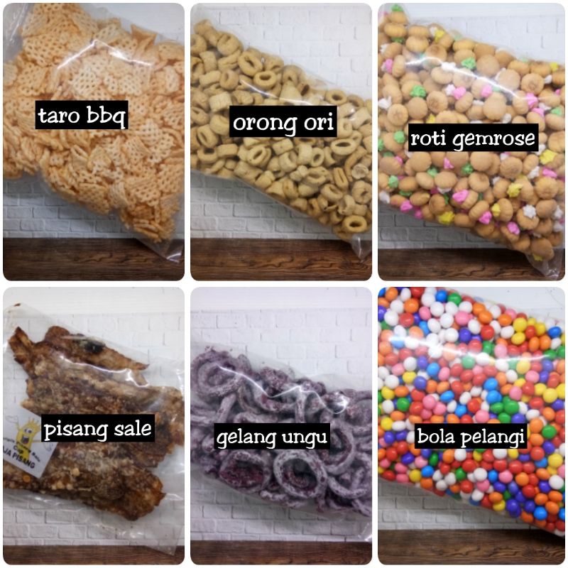 Jual Aneka Snack 5 ribu / Snack murah / cemilan kemasan ekonomis ...