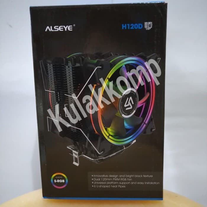 Jual FAN PROCESSOR ALSEYE H120D LED RGB UNIVERSAL PLATFORM/CPU COOLER ...