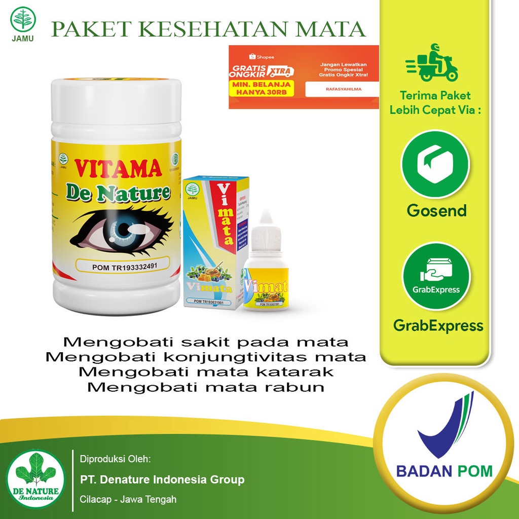 Jual VITAMA DE NATURE ORIGINAL 50 KAPSUL RESMI BPOM - OBAT MATA AMPUH ...