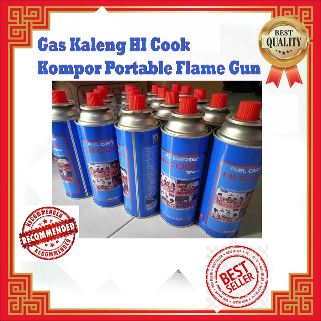 Jual Termurah Hi Cook Gas Kaleng Gr Gas Portable Las Kompor Camping Shopee Indonesia