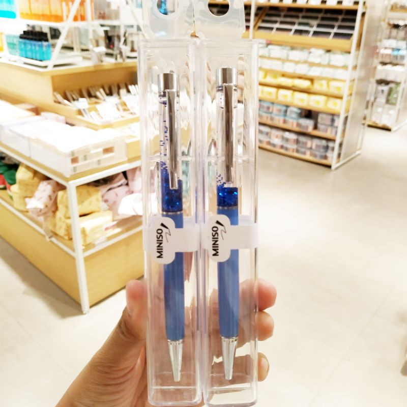 Jual MINISO Ballpoint glitter / pen glitter miniso / pen miniso