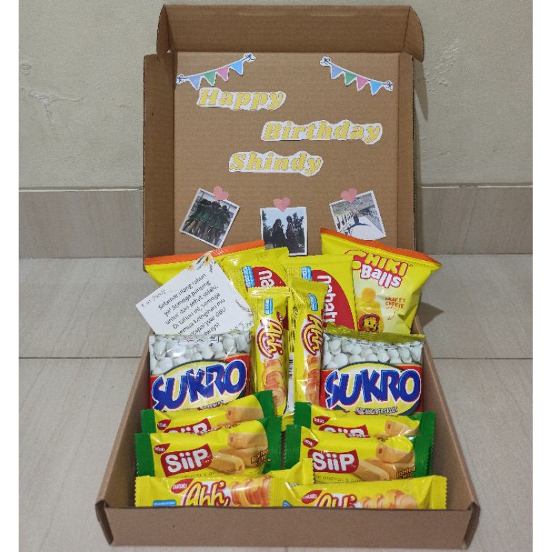 Jual Snack Box Custom (untuk gift/kado) | Shopee Indonesia