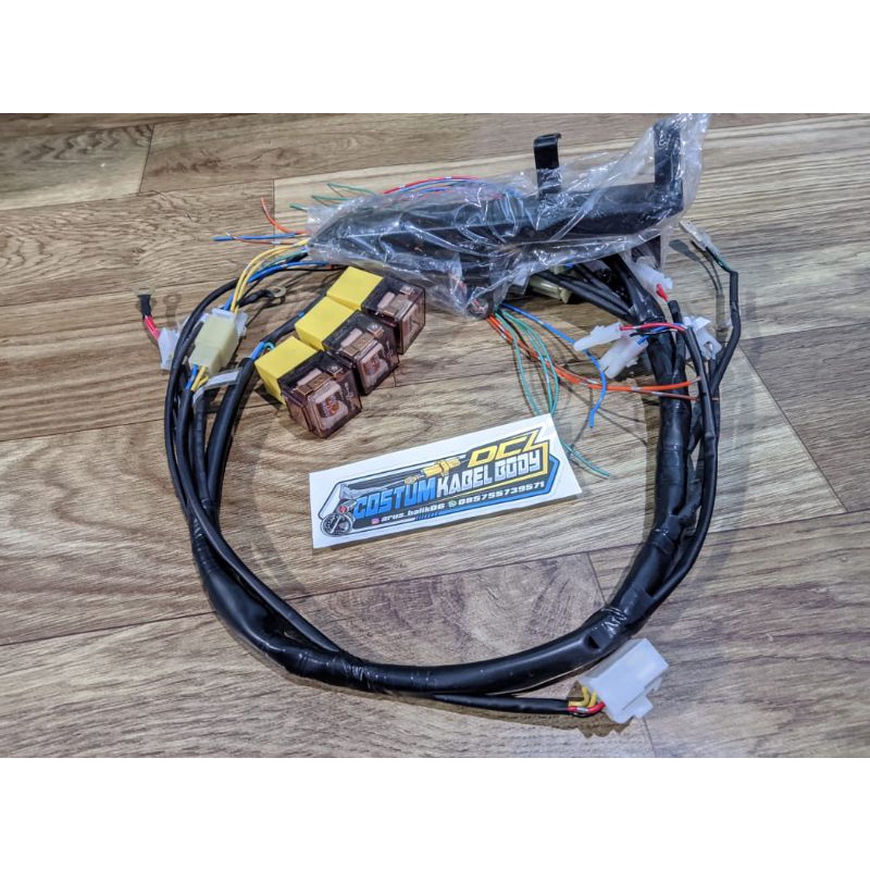 Jual KABEL BODY MEGAPRO PRIMUS/HIU CUSTOM/RINGKESAN BONUS 3 RELAY ...