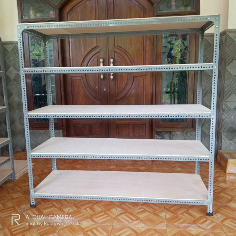 Jual RAK SIKU LUBANG (150X150X53) 5 SAP | Shopee Indonesia