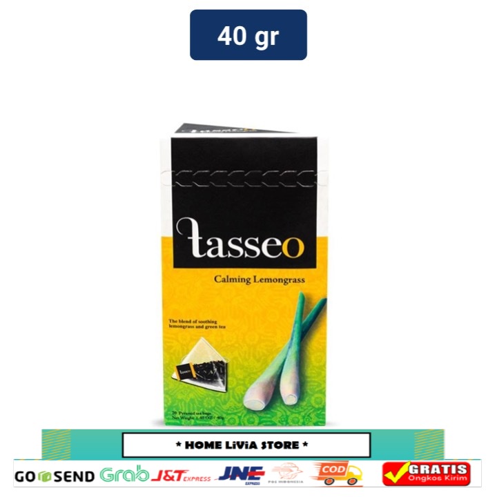 Jual Tasseo Premium Tea Bag Calming Lemongrass 40 gr | Shopee Indonesia