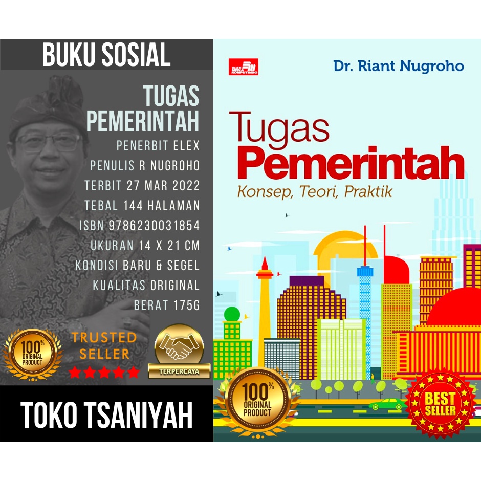 Jual Buku Kebijakan Publik Lengkap Tugas Pemerintah Konsep Teori ...