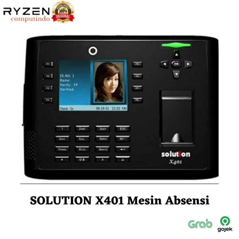 Jual Mesin Absensi Solution + Access Door X401 Fingerprint Shopee Indonesia
