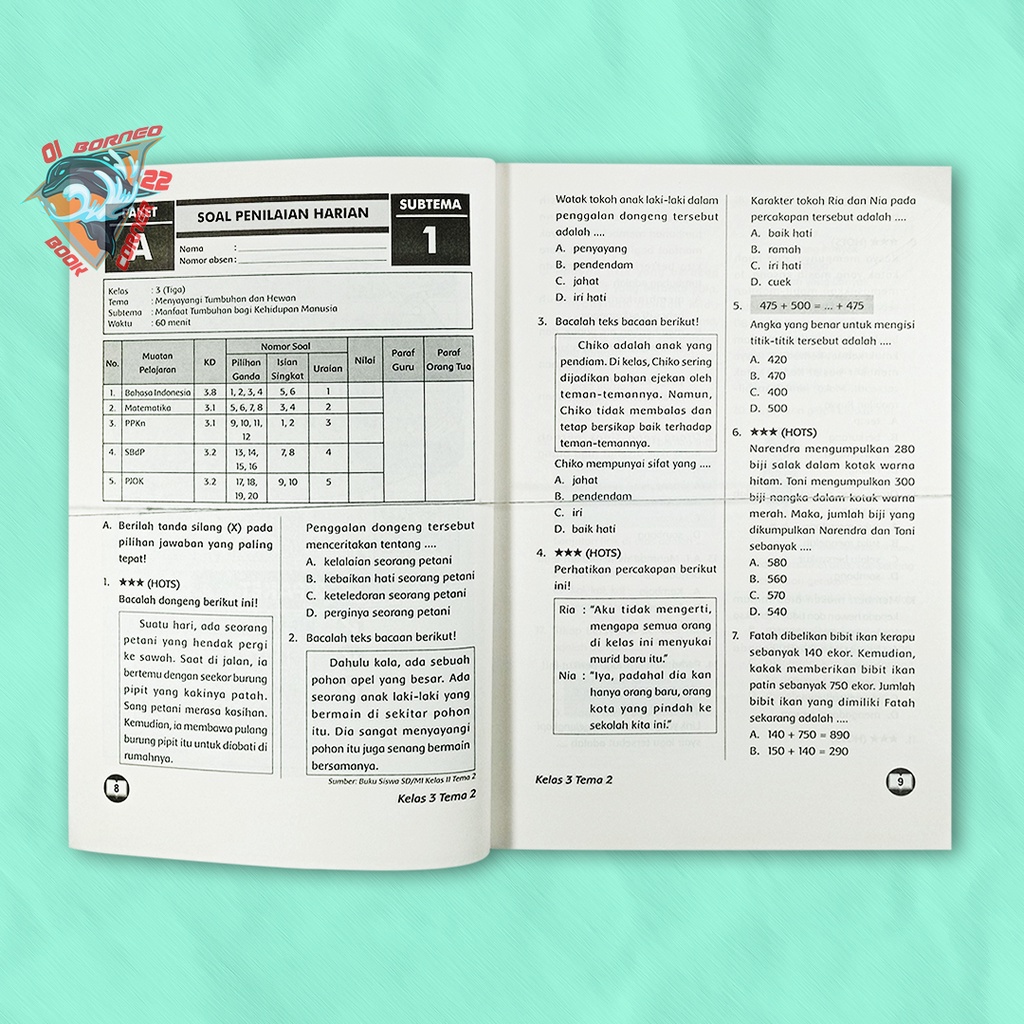 Jual BUKU SD - DRILLING SOAL KELAS 3 SD/MI TEMA 2 | Shopee Indonesia