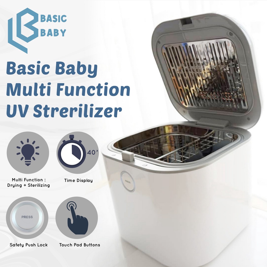Jual BASIC BABY BOX MULTI FUNCTIONAL UV STERILIZER STERIL BOTOL UV