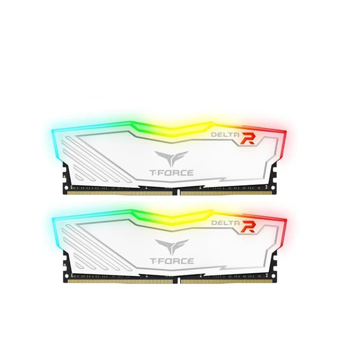 Jual Team Memory Delta Tforce RGB 2x8GB PC 3600 DDR4 White | Shopee ...