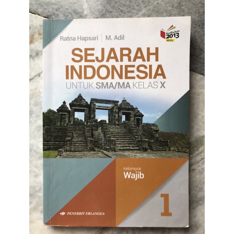 Jual Buku Sejarah Indonesia Kelas X Erlangga [BEKAS] | Shopee Indonesia