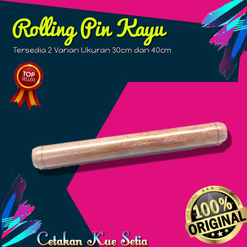 Jual Rolling Pin panjang / Alat perata adonan / penggilas adonan ...