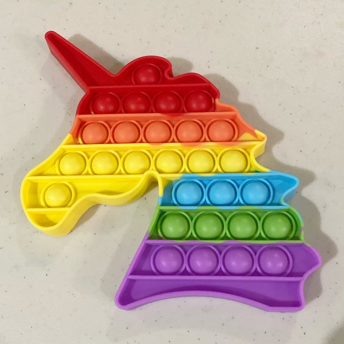 Jual POP IT RAINBOW UNICORN / TIKTOK TIK TOK FIDGET BUBBLE ITS VIRAL
