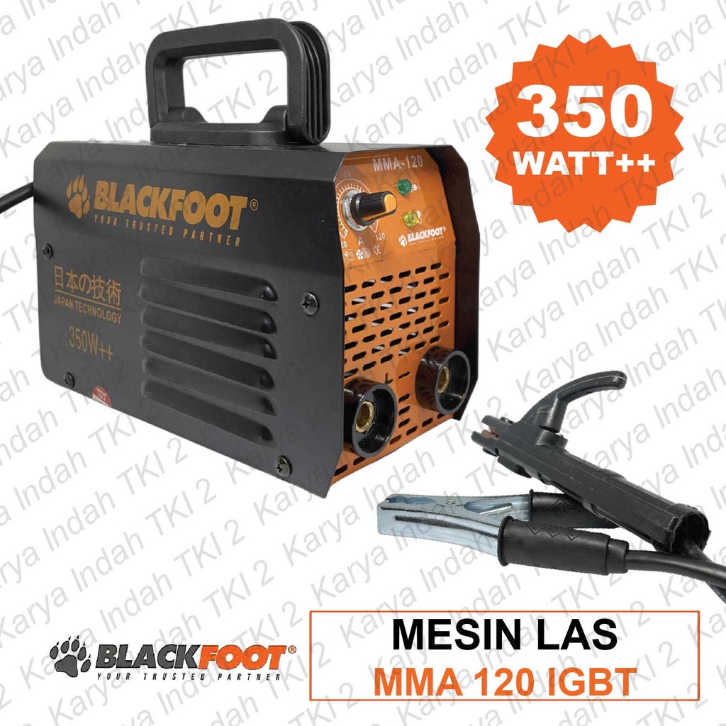 Jual Mesin Las 350w Blackfoot Mma120 Igbt Mini Welding Inverter 120 A