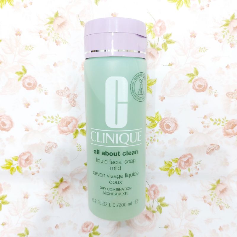 Jual clinique all about clean liquid facial soap mild 200ml shopee