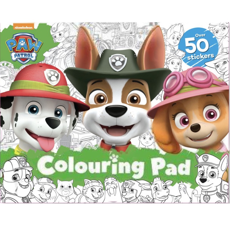 Jual Paw Patrol Giant Colouring Pad Jumbo Big Size Coloring Book with