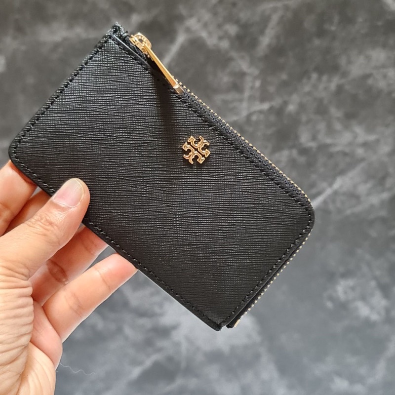 Tory Burch Emerson zip coin case - 折り財布