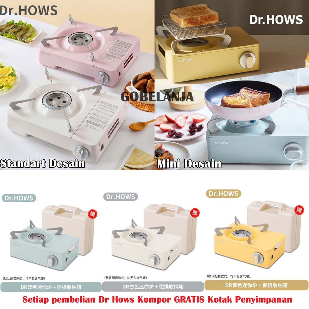 Jual Dr. HOWS Portable Twinkle Stove With Case / Kompor Portable Korea