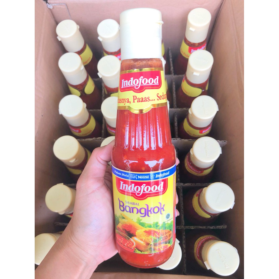 Jual Saus Indofood Botol Saos Sambal Indofood Bangkok 335 Ml Shopee