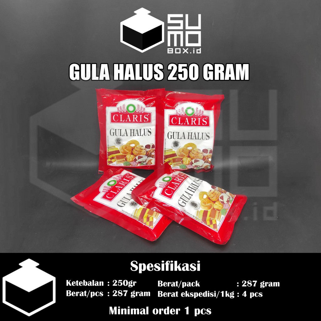 Jual Gula Tabur Donat 250gram Gula Halus Claris 250gram Shopee Indonesia 1936