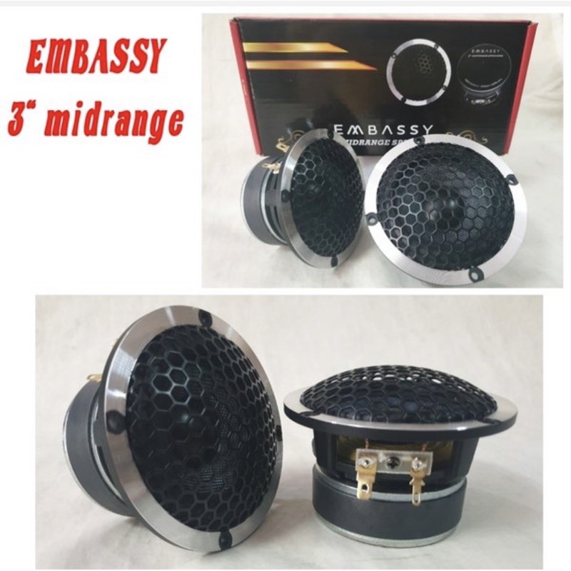 Jual Speaker Midrange Embassy 3 inch bahan logam | Shopee Indonesia