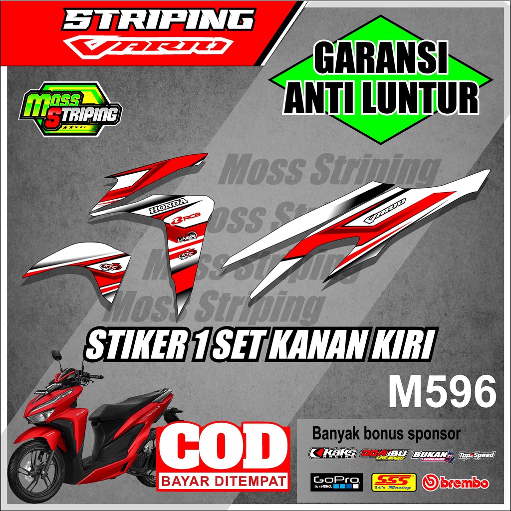 Jual STRIPING VARIO ALL NEW 125 150 THN 2018 2019 2020 2021 2022