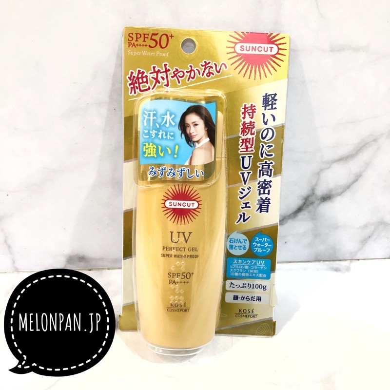 Jual KOSE SUNCUT Perfect UV Protect Gel 120g Sun Block Jepang Sunscreen