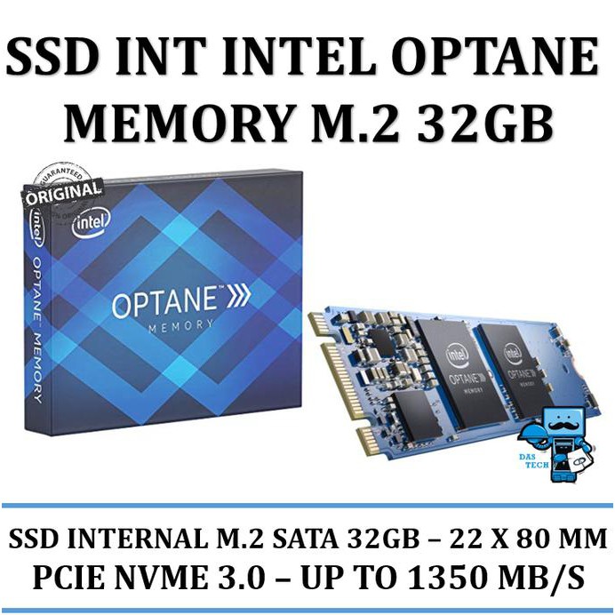 Jual SSD Internal Intel Optane Memory Series 32 GB M.2 80MM - Original ...