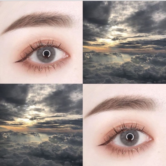 Jual Strawberry aquatic grey / softlens surabaya Shopee Indonesia