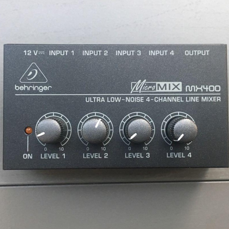 BEHRINGER MX400 MICROMIX 4chラインミキサー - 配信機器・PA