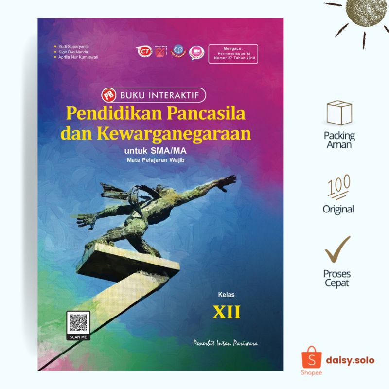 Jual INTAN PARIWARA BUKU INTERAKTIF KELAS 12 PPKN (PENDIDIKAN PANCASILA ...