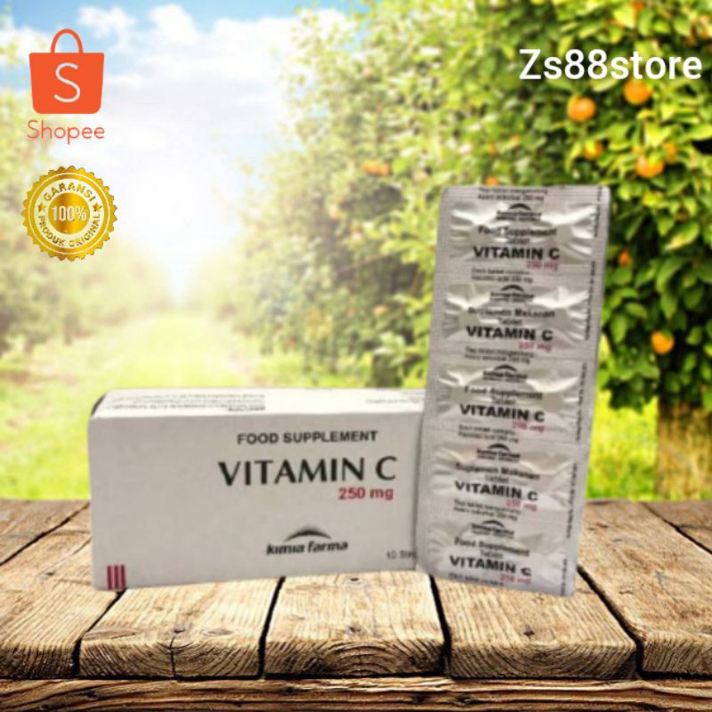 Jual VITAMIN C 250mg 1 Strip @10 tablet | Shopee Indonesia