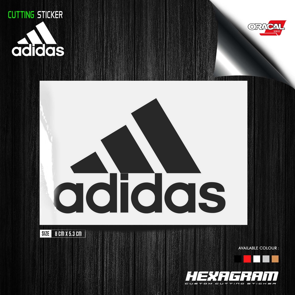 Logo adidas outlet hitam