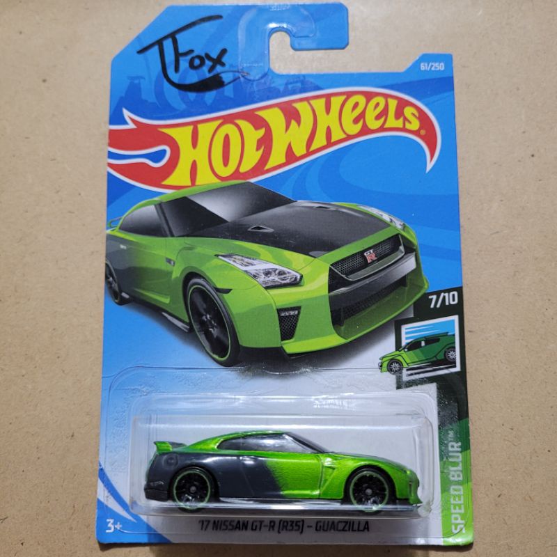 Jual HOT WHEELS [ KEMASAN KERUT/TEKUK ] 17 NISSAN GT-R [R35 ...