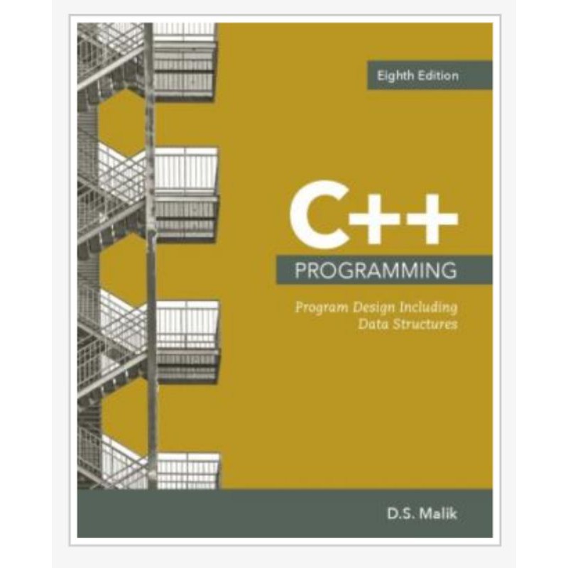 Jual Buku C++ Programming Program Design Including Data Structures 8th ...