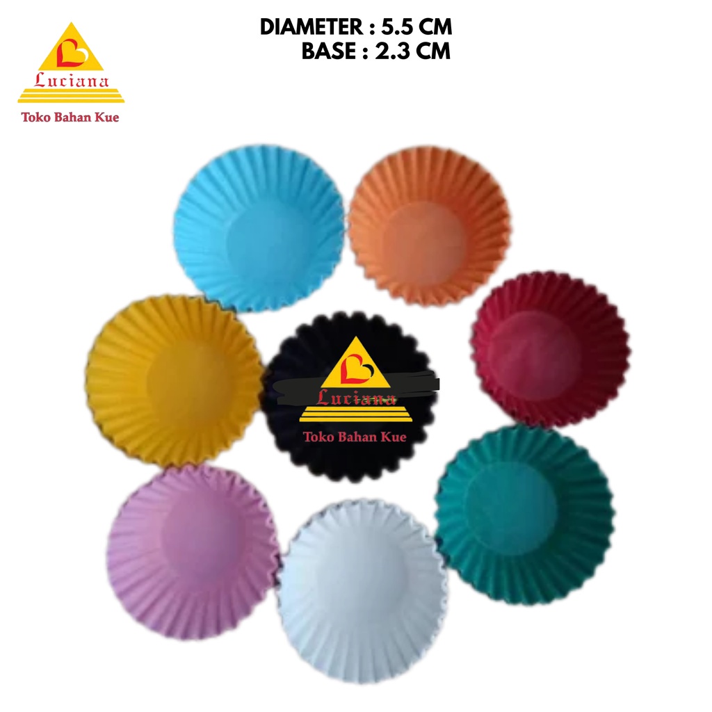 Jual Diva Paper Cup Case Cake cases uk. DIVA 5.5 Aneka warna | Shopee ...