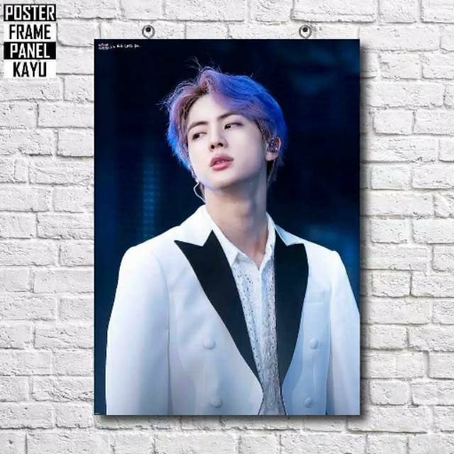 Jual Poster Kayu Panel Bts Jin Hiasan Dinding Shopee Indonesia