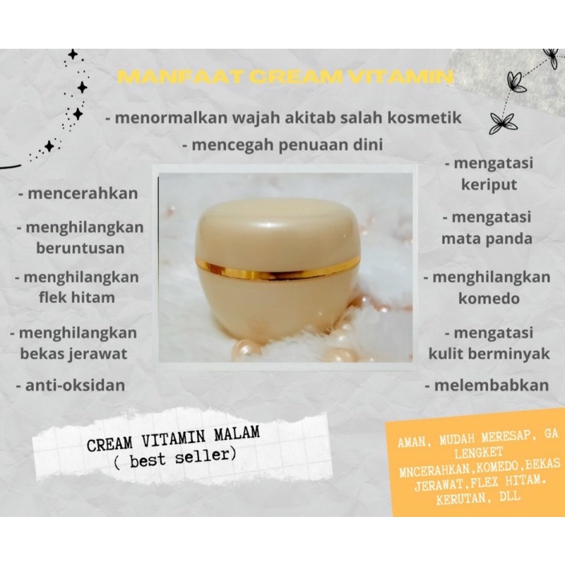 Jual JC Cream Vitamin mencerahkan,glowing dan awet muda! | Shopee Indonesia