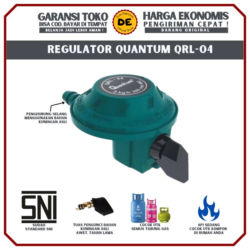 Jual Regulator Gas Quantum QRL04 / QRL 04 / QRL04 Regulator Kuantum