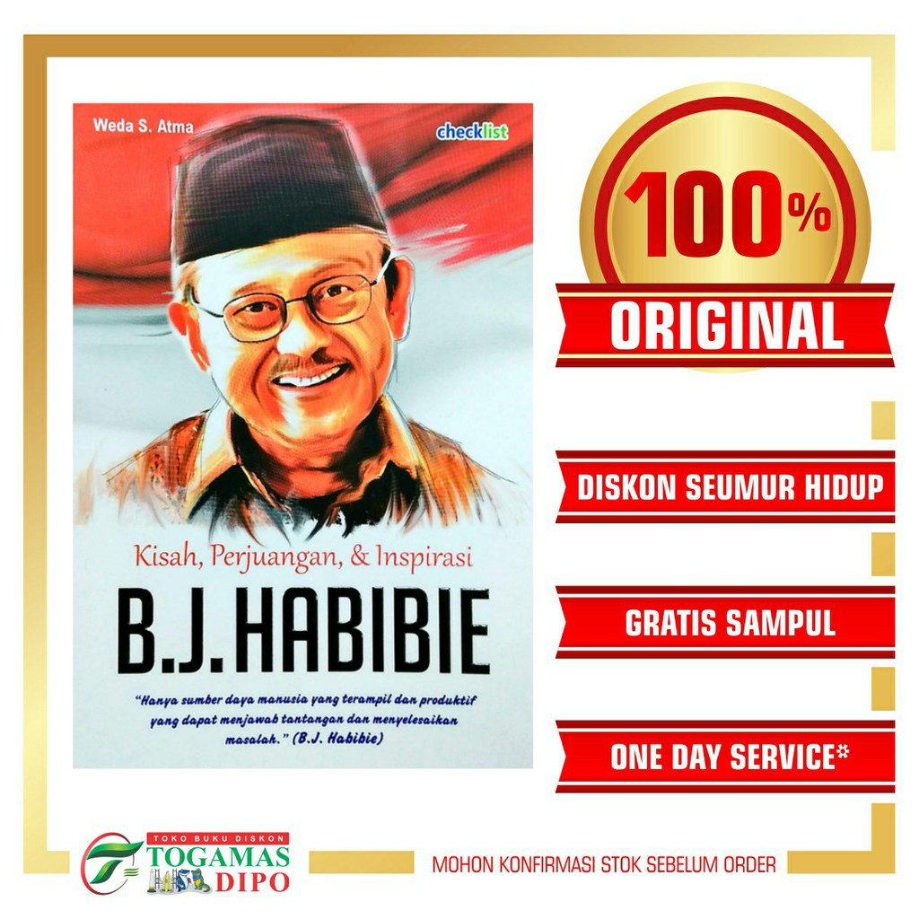 Jual Bj Habibie Kisah Perjuangan And Inspirasi Shopee Indonesia 3215