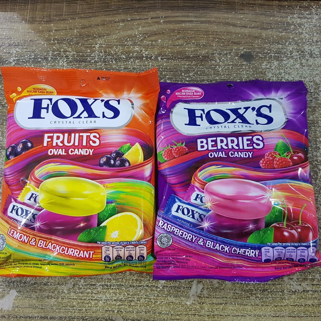 Jual Fox's Permen 125gr/Permen/Makanan/Kembang Gula/Camilan | Shopee ...
