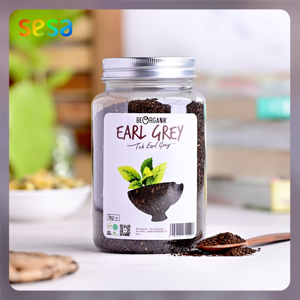 Jual Beorganik Earl Grey Tea Jar 100 G | Teh Earl Grey | Shopee Indonesia