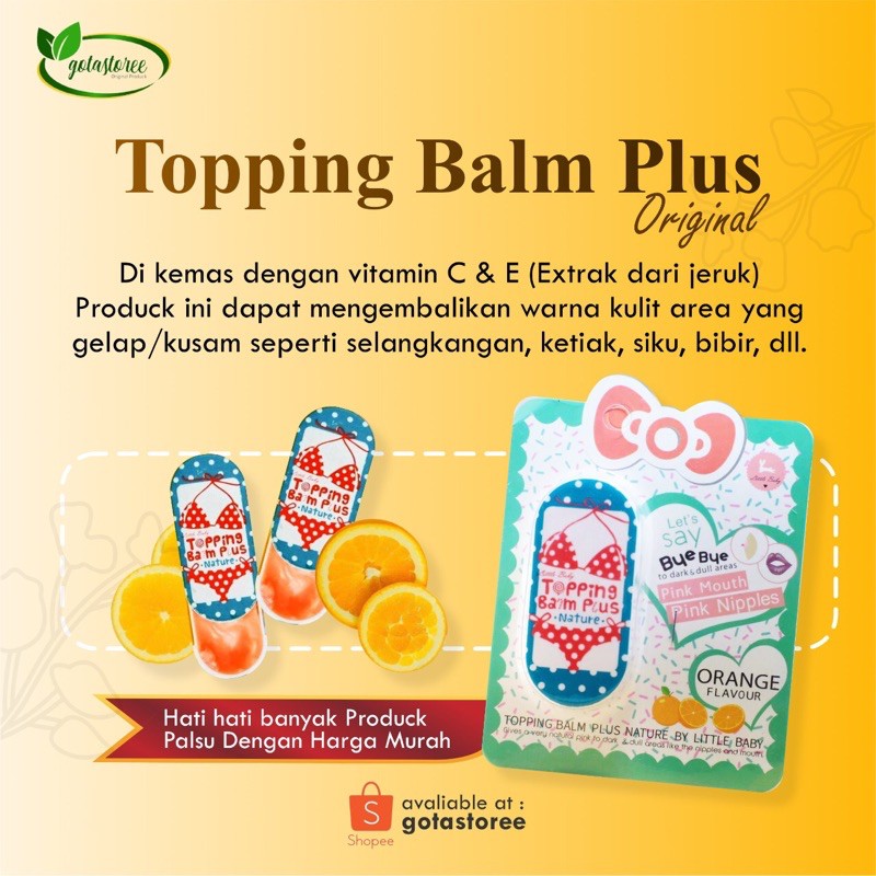 Jual Topping Balm Original 100% | Vitamin C untuk Kulit | Shopee Indonesia