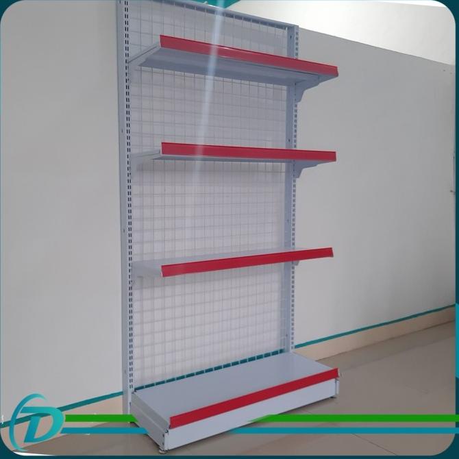Jual RAK MINIMARKET SINGLE - RAK WALL GONDOLA - RAK SATU SISI UNTUK ...