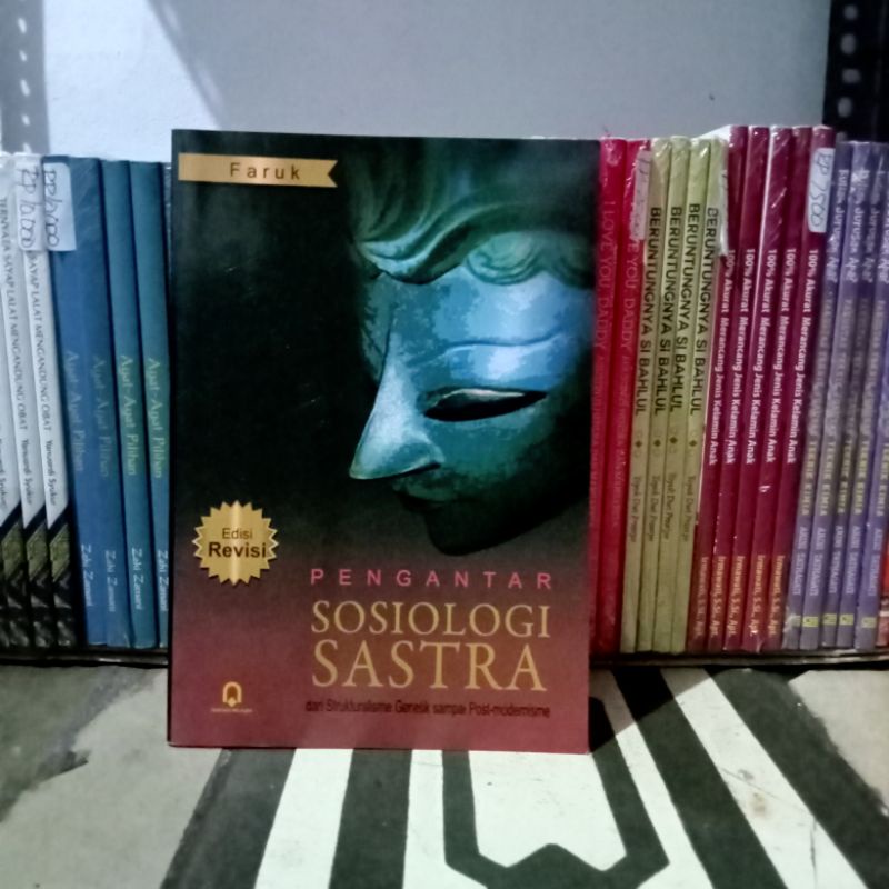 Jual BUKU PENGANTAR SOSIOLOGI SASTRA EDISI REVISI BY FARUK | Shopee ...