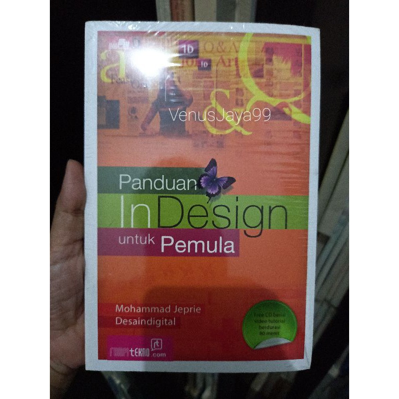 Jual BUKU KOMPUTER PANDUAN IN DESIGN UNTUK PEMULA+CD | Shopee Indonesia