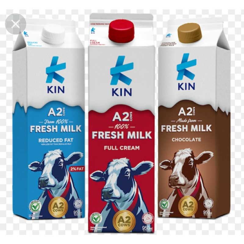 Jual SUSU KIN FRESH MILK 1LTR | Shopee Indonesia